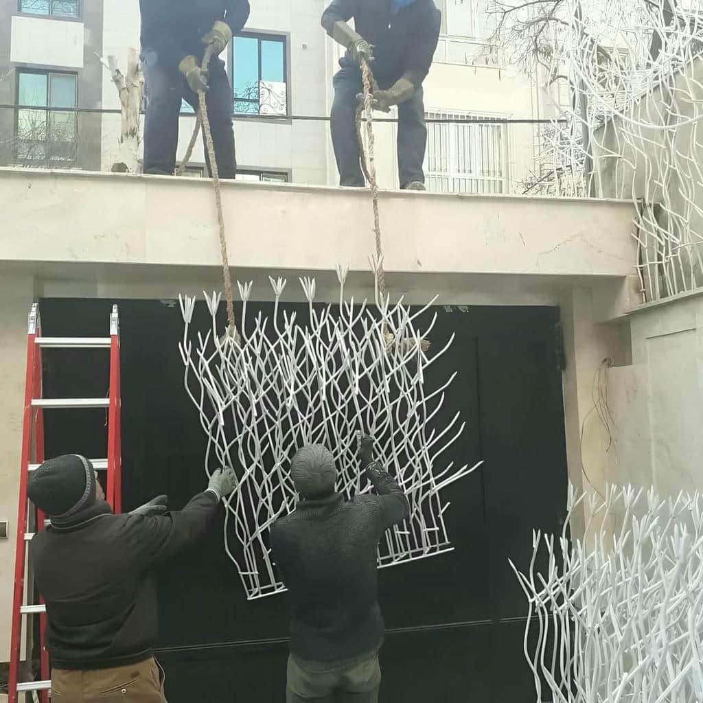 نصب حفاظ شاخ گوزنی کاربری مسکونی در عظیمیه کرج