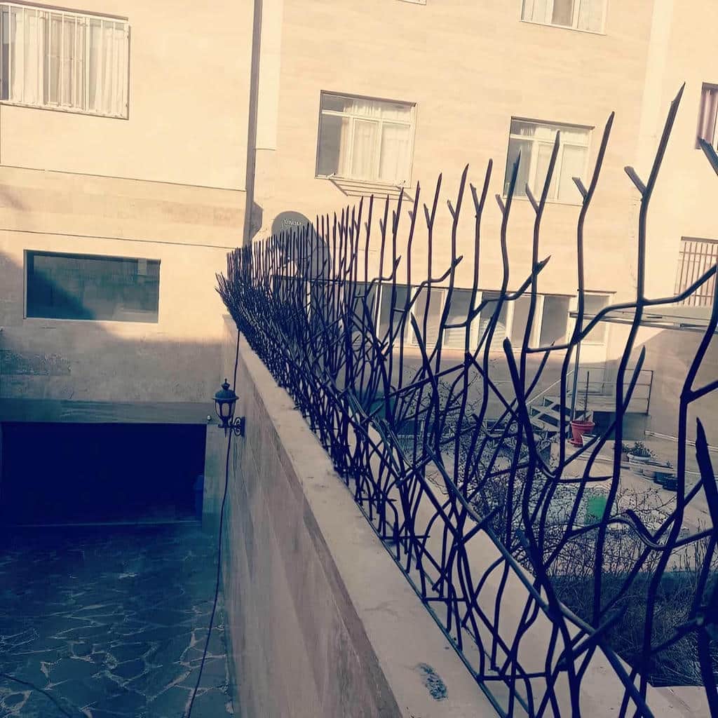نصب حفاظ شاخ گوزنی پوشش ضدزنگ در ساوه