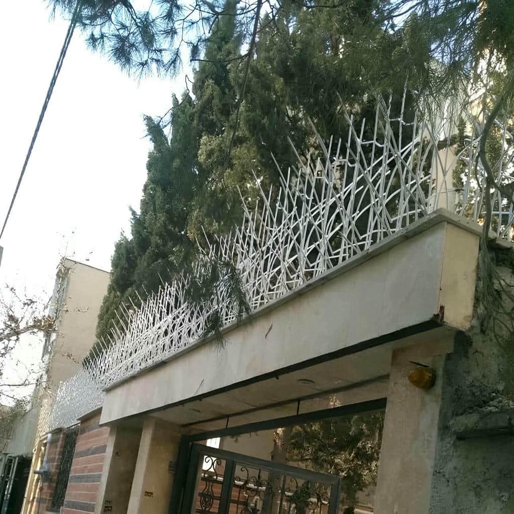 نصب حفاظ شاخ گوزنی پوشش ضدزنگ در کاشان
