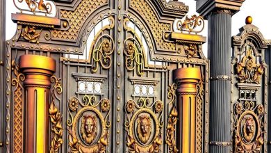 درب حیاط در طالقان