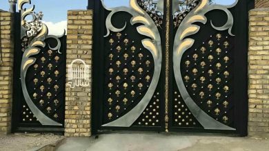 درب حیاط در قشم