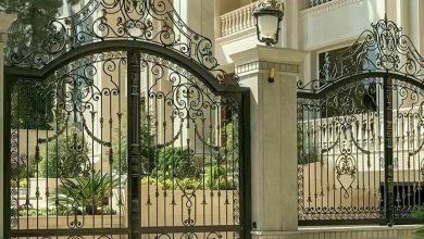 درب حیاط در دماوند
