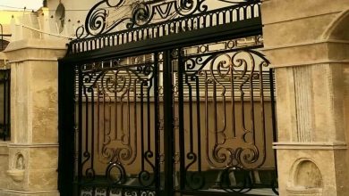 درب حیاط در آبادان