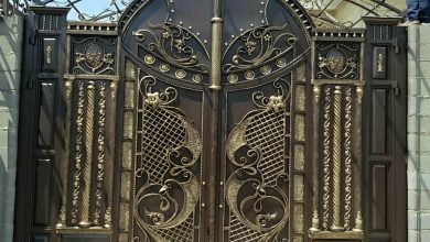 درب حیاط در اردبیل
