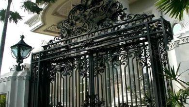 درب حیاط همدان