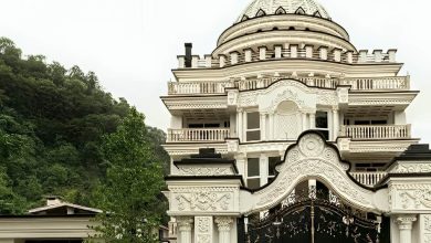 درب حیاط در رامسر