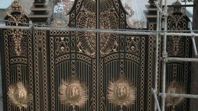 درب حیاط در اشتهارد