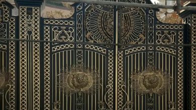درب حیاط در بندر بوشهر
