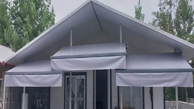 سایبان برقی در رامسر