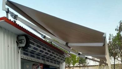 سایبان برقی در بندر لنگه