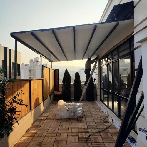 سقف برقی کاربردی حیاط