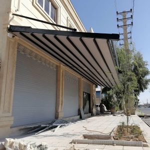 سقف برقی مدرن تراس و بالکن با فریم مقاوم سقف برقی مدرن تراس و بالکن
