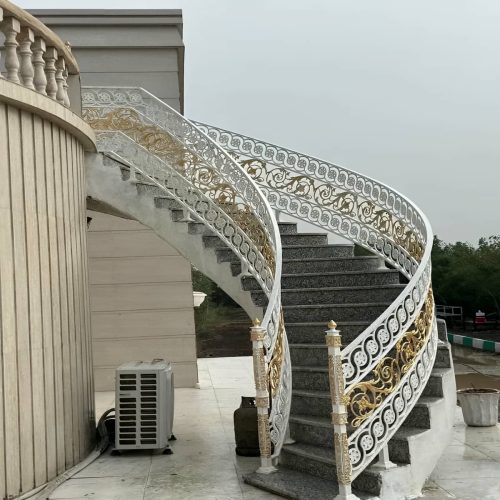 نرده سی ان سی محوطه حیاط