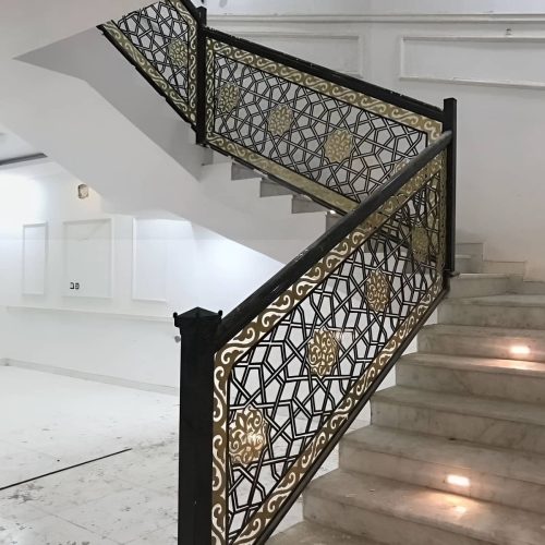 نرده سی ان سی رنگ کوره ای مقاوم