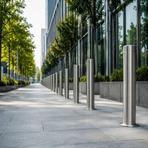 راهبند ستونی امنیتی با سطح حفاظت بالا