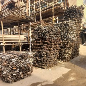 داربست هیئتی برای اسکان عزاداران با پوشش پارچه ای