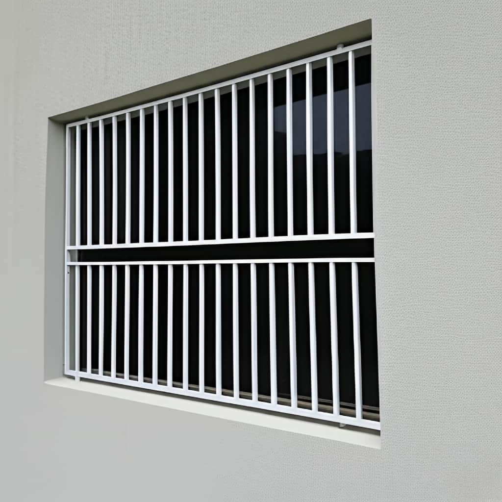 نرده پنجره ساده پروفیلی افقی مناسب