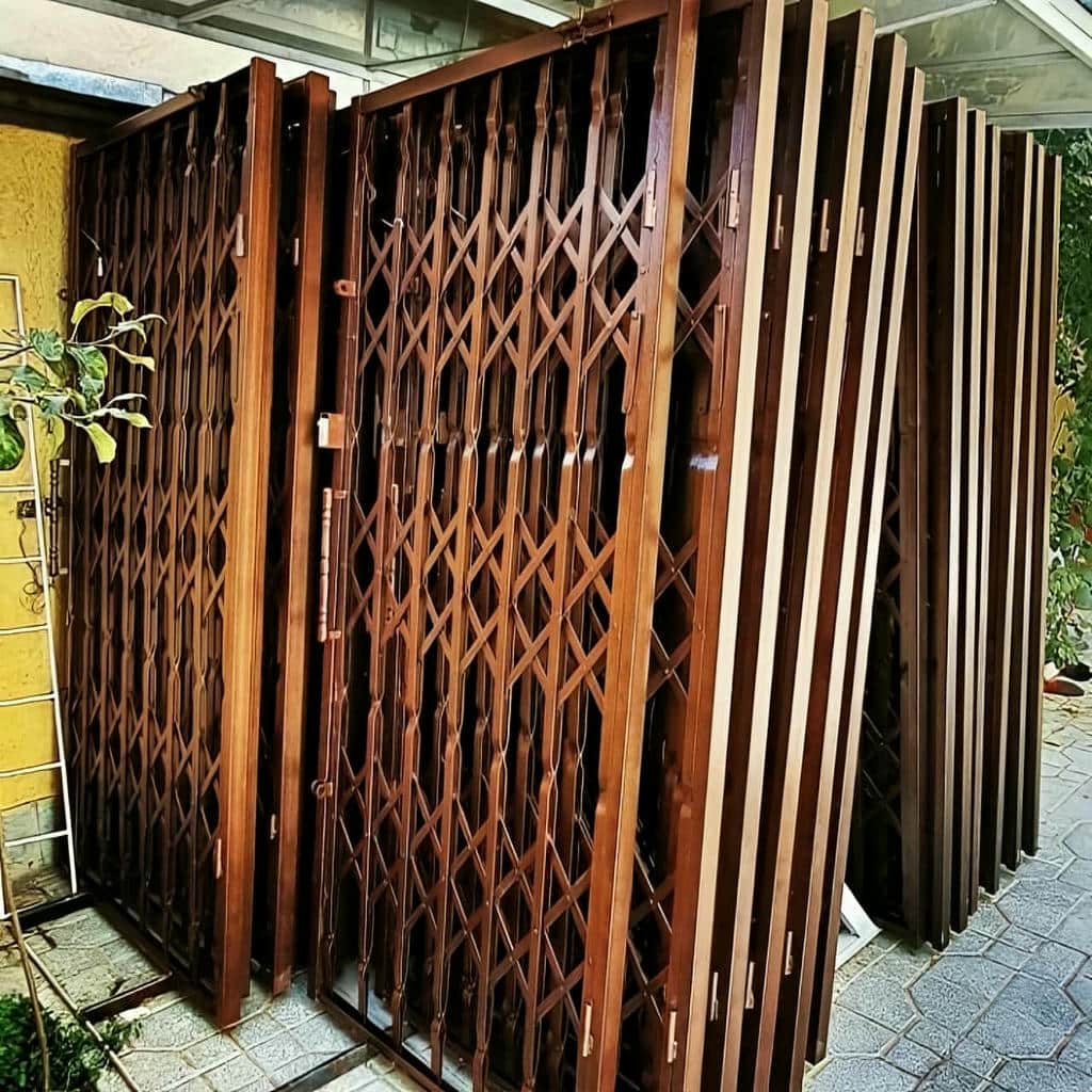 10 مدل درب ریلی آکاردئونی کم جا