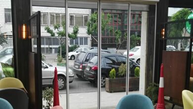13 مدل درب اتوماتیک شیشه ای دو لنگه کشویی