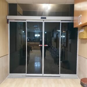 14 نمونه درب اتوماتیک شیشه ای هتل لابی