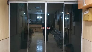14 نمونه درب اتوماتیک شیشه ای هتل لابی