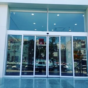 8 طرح درب اتوماتیک شیشه ای بیمارستانی سنسور حرکت