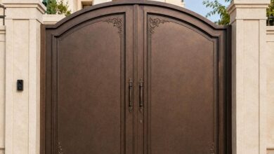 6 طرح درب پارکینگ لوکس ورودی ویلا