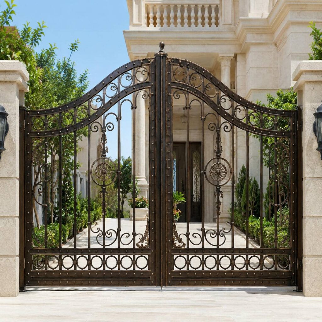 درب پارکینگ ساده پروفیلی سبک برای خرید ورودی کاربردی