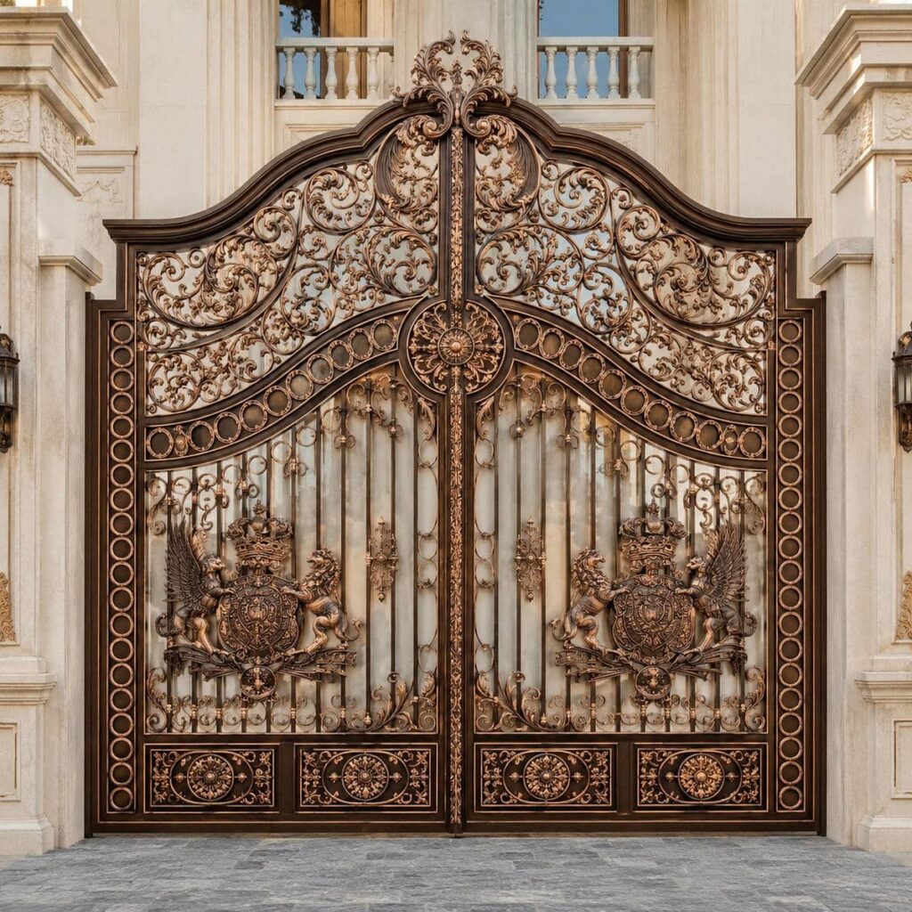 6 طرح درب حیاط پانل دار