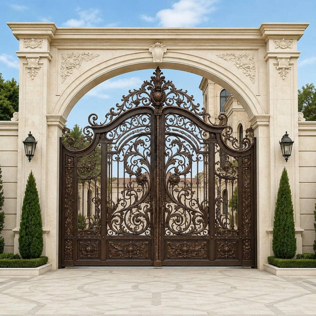 درب پارکینگ حیاط لولایی تک لنگه با مقایسه کاربرد و محدودیت