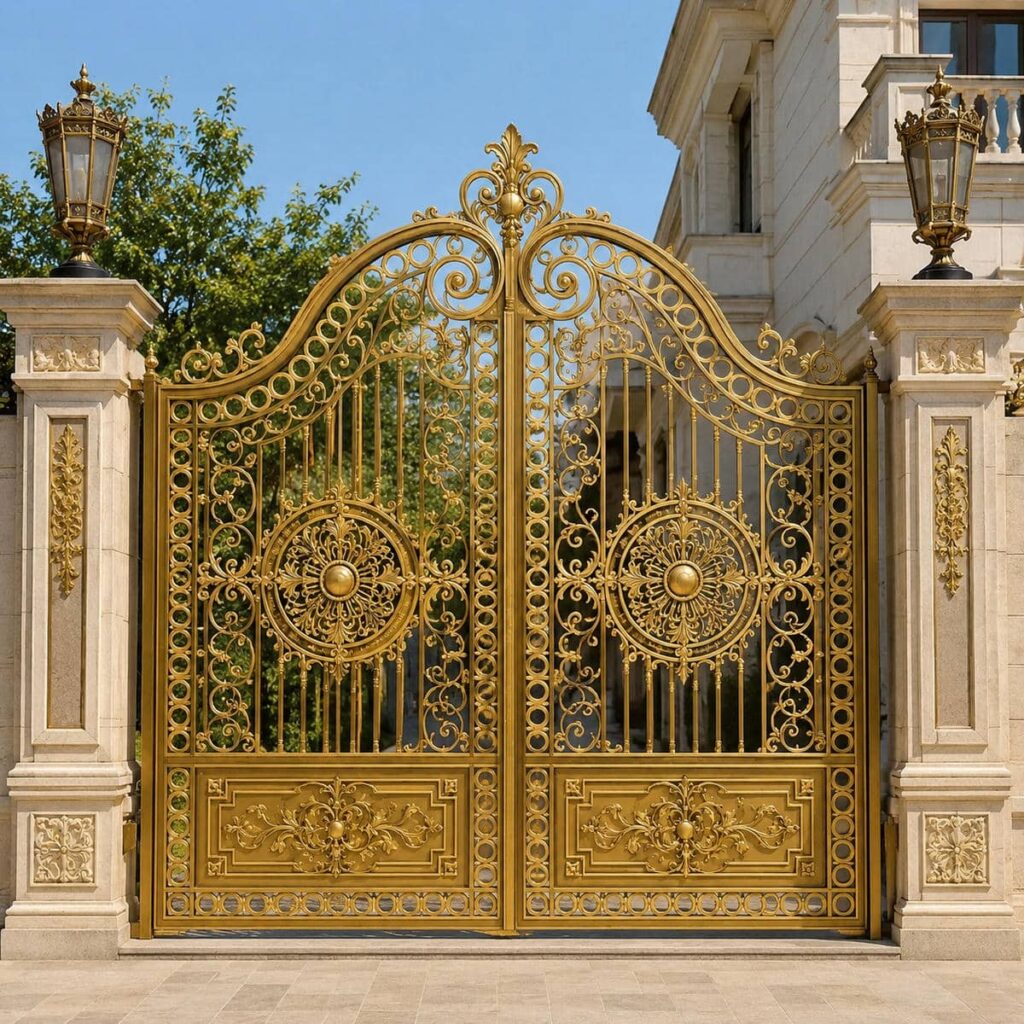 مقایسه درب ویلا مدرن نمای سنگی برای خرید