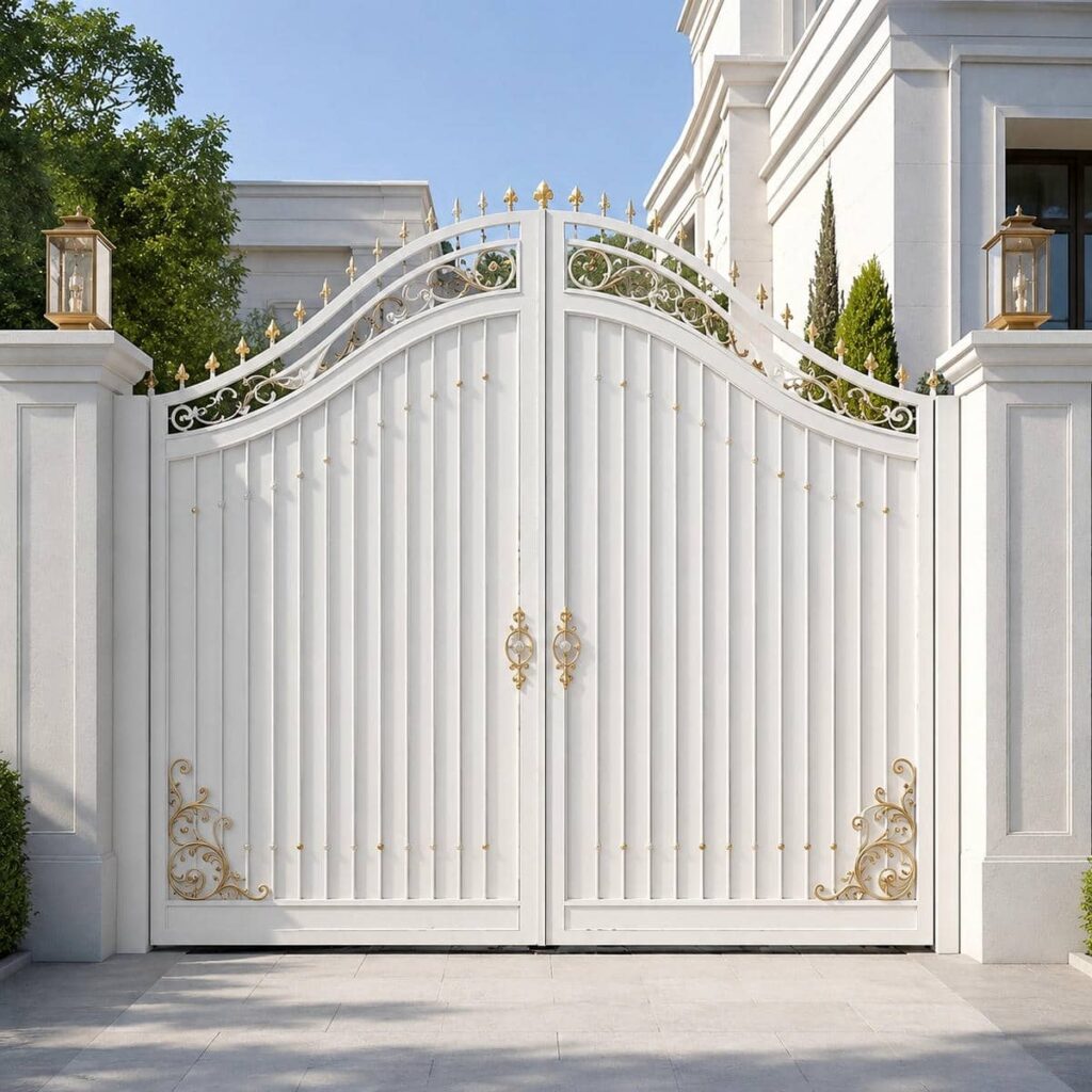 10 مدل درب پارکینگ مینیمال خطی