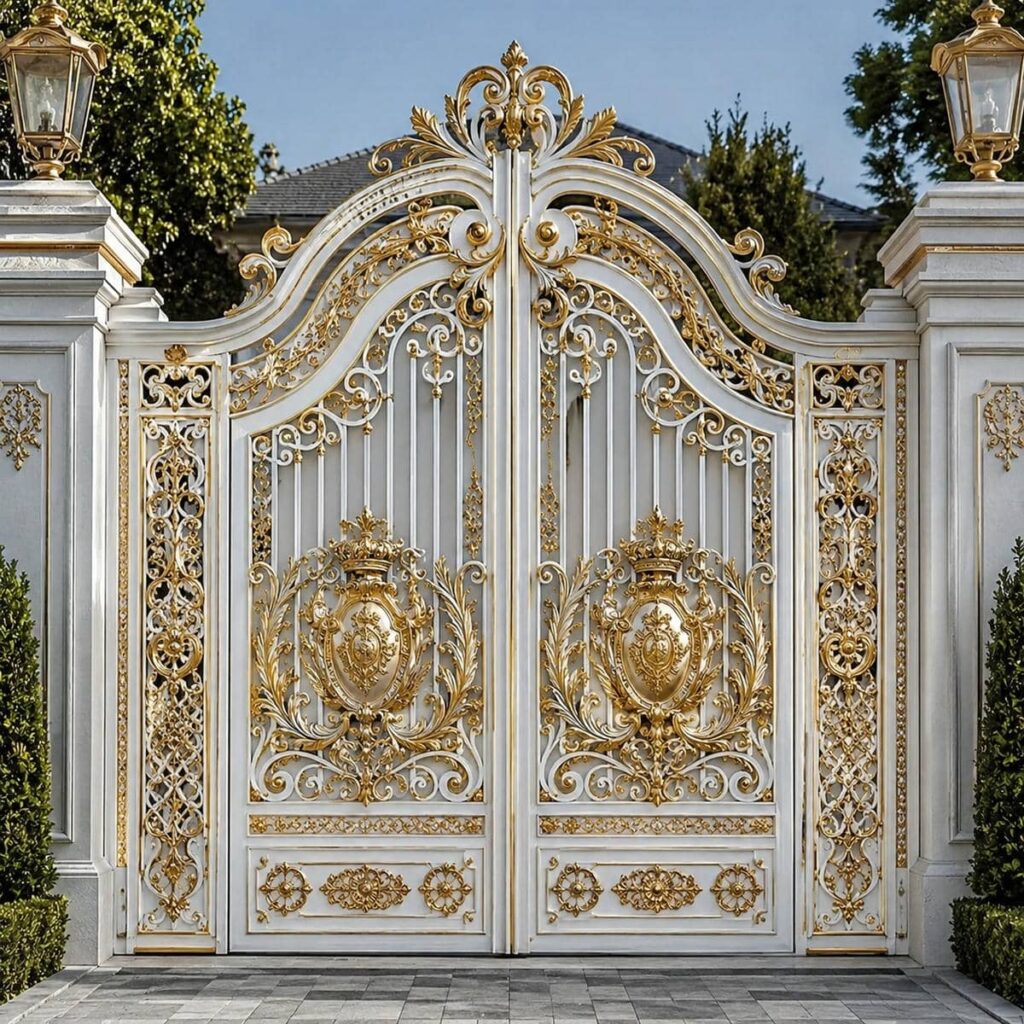 خرید درب حیاط بزرگ پارکینگ جکدار برای تردد روزانه
