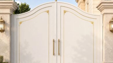 8 مدل درب پارکینگ ساده پروفیلی