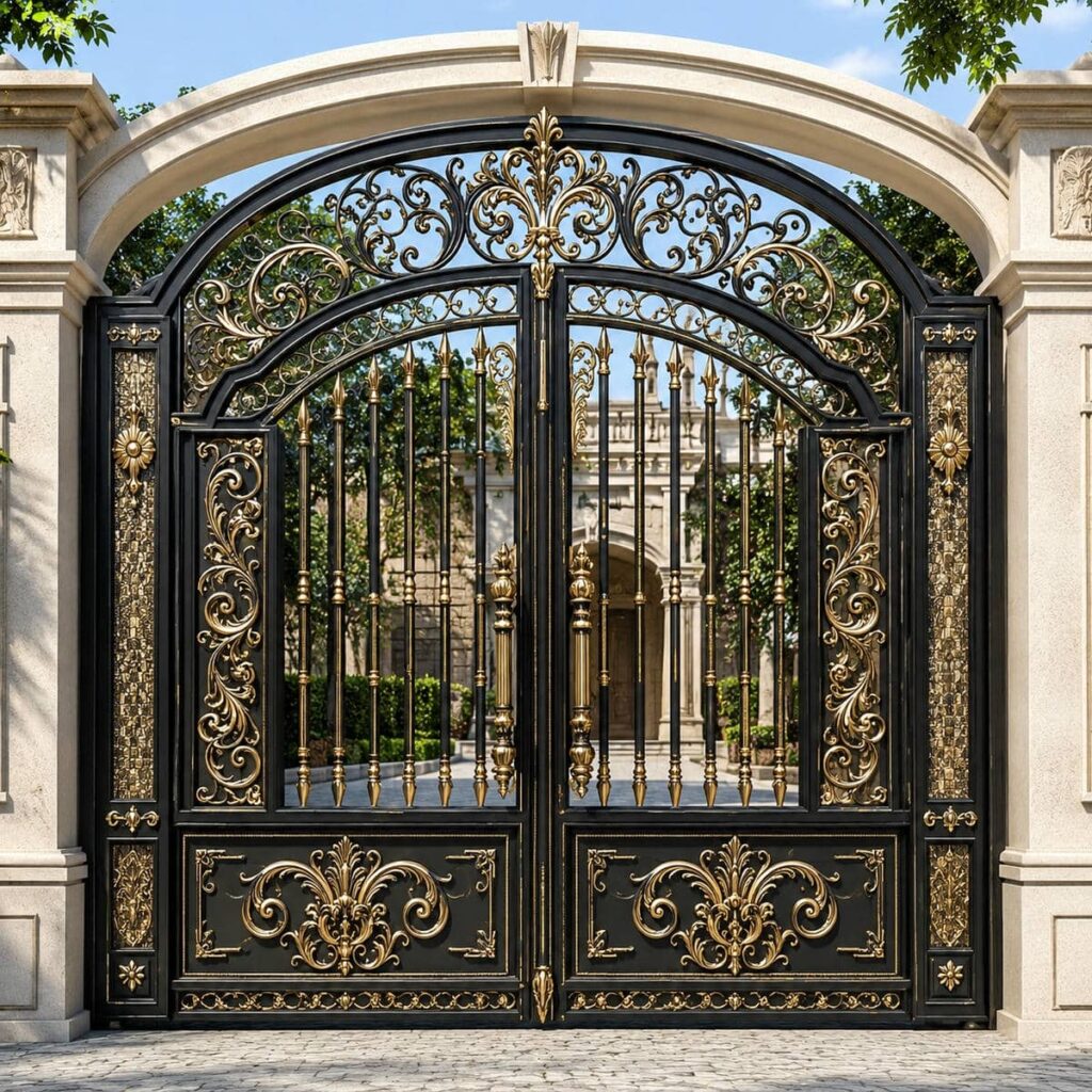 درب حیاط ورق پانچ ریز برای خرید ورودی مشرف
