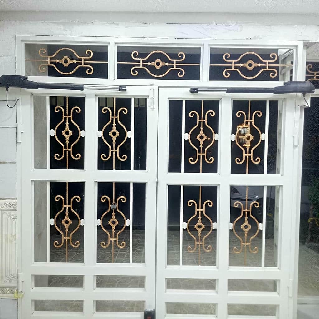 نصب جک درب تک لنگه نفررو با تنظیم بازو