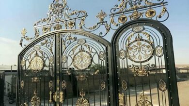 6 طرح درب پارکینگ شاسی فلزی تقویت شده