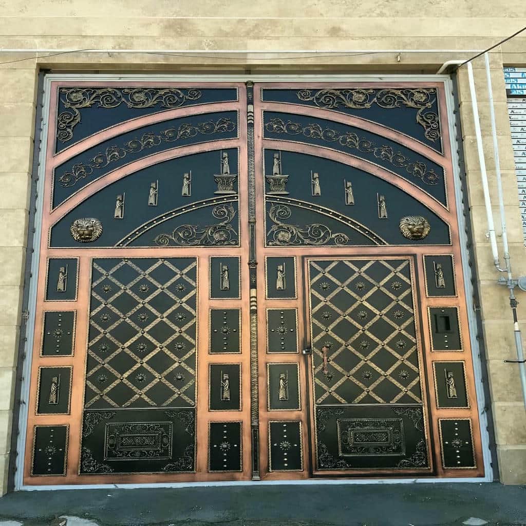 درب حیاط ورودی جنوبی تیره مناسب سفارش نمای رسمی