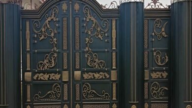 8 مدل درب فلزی ساختمان ورودی اصلی