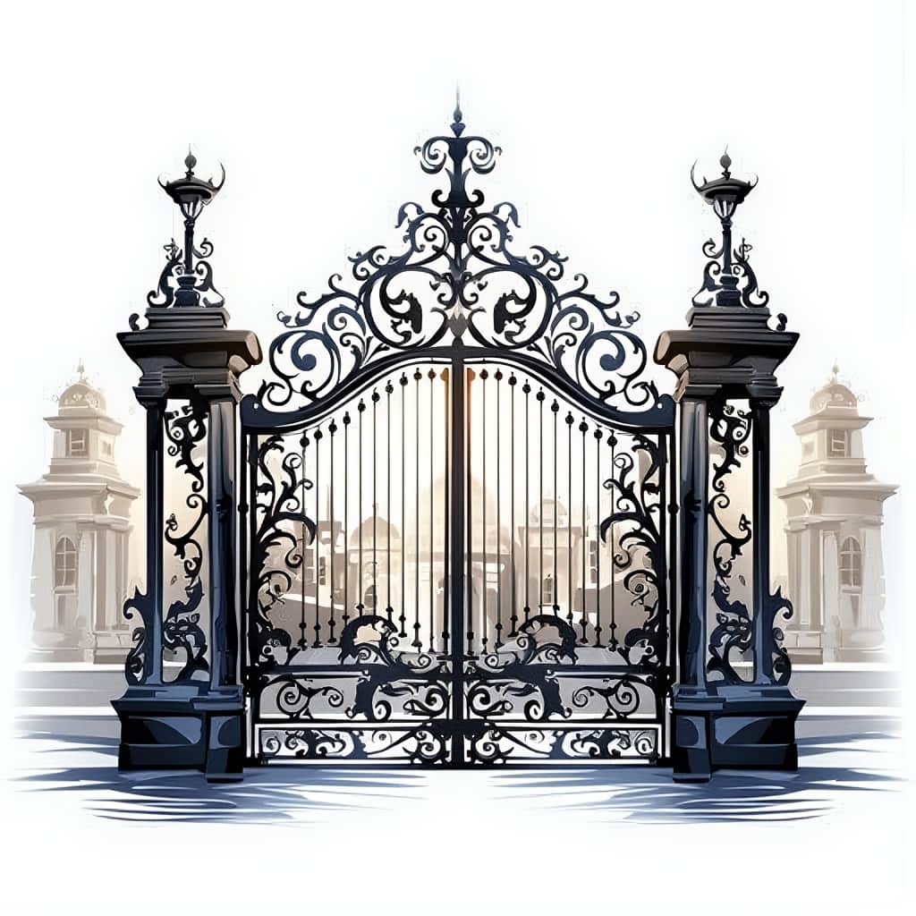 خرید درب پارکینگ آهنی ریلی با مقایسه مدل ساده و طرح دار