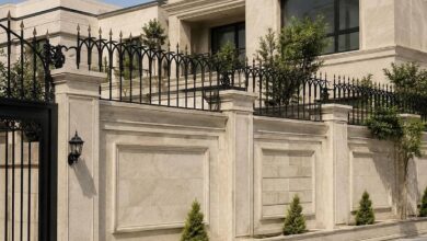 12 طرح حفاظ دیوار کوتاه حیاط