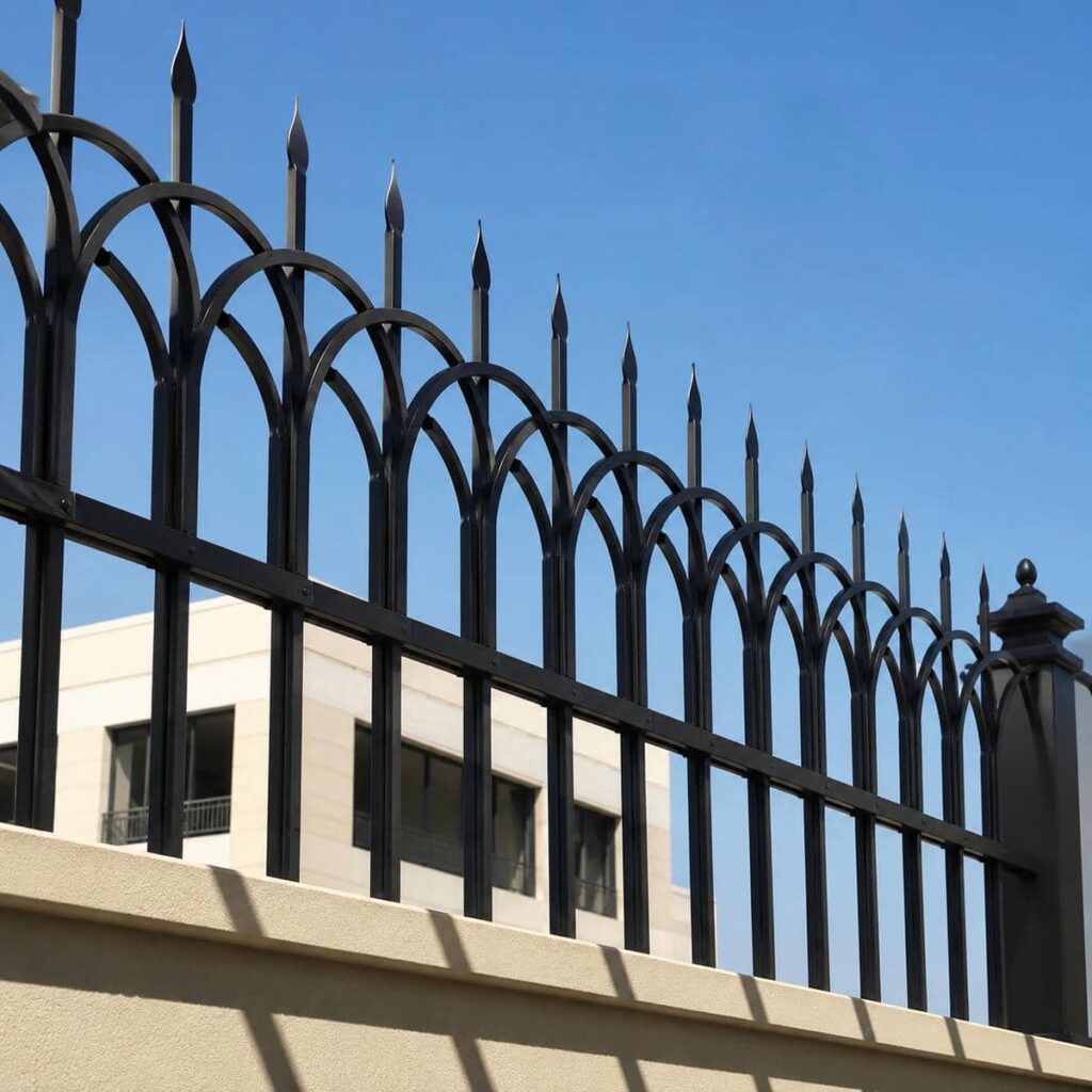 خدمات نصب حفاظ روی دیوار حیاط مسکونی با جوشکاری منظم