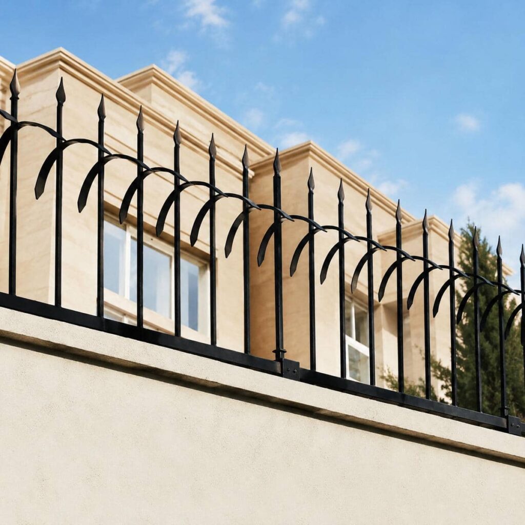خرید حفاظ روی دیوار حیاط مسکونی برای ضلع‌های خلوت