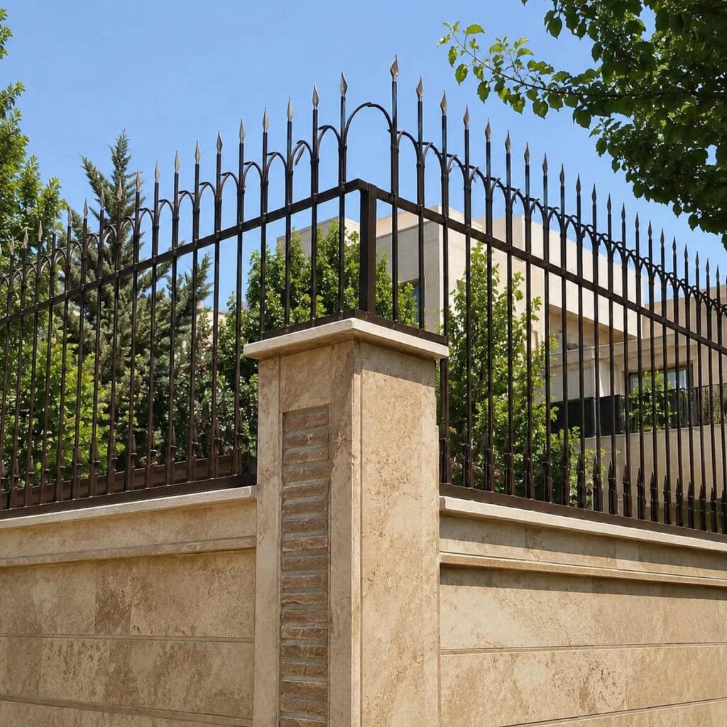 اجرای حفاظ دیوار رنگ کوره ای با پوشش ضدزنگ