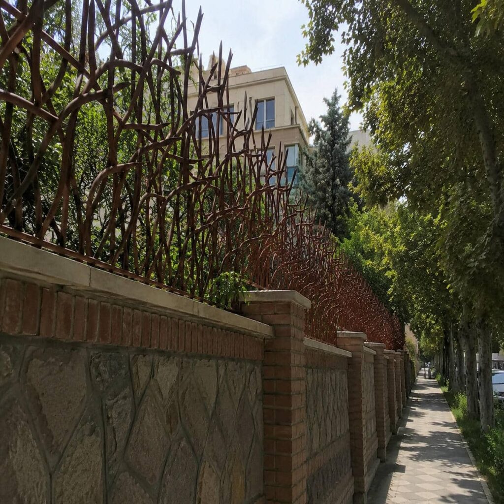 8 مدل حفاظ دیوار شاخ گوزنی میلگرد خمکاری