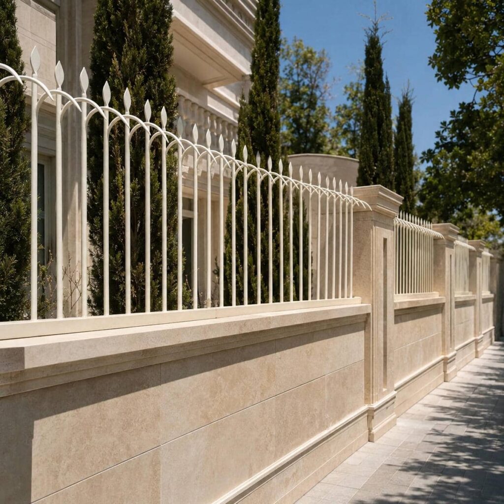 خدمات نصب نرده حفاظ دیوار ساده با جوشکاری تمیز