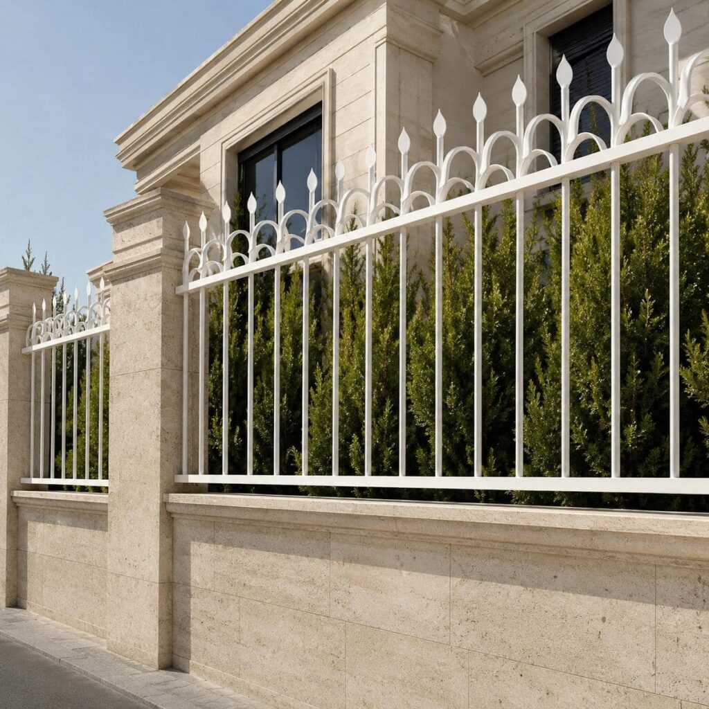 سفارش حفاظ سرنیزه ای دو سر برای حیاط کم‌ریسک