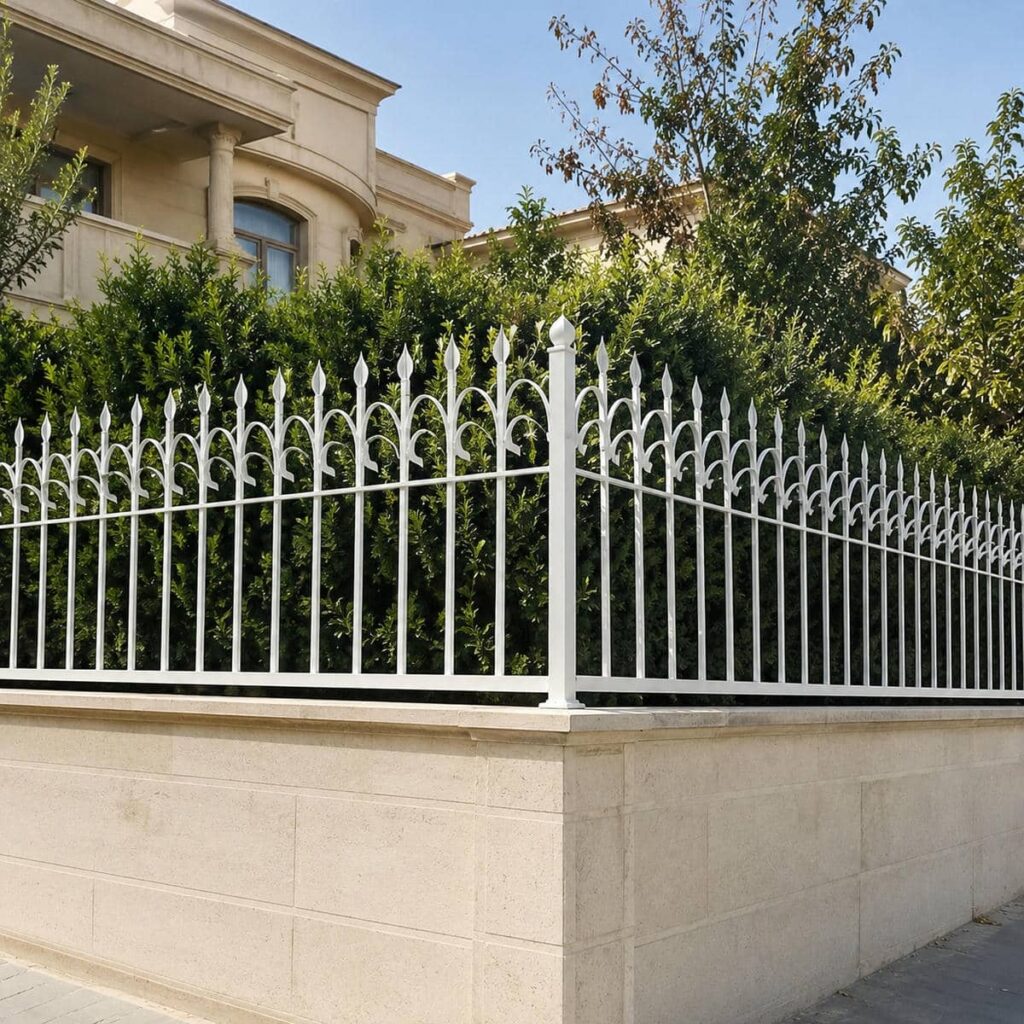 فروش حفاظ دیوار ویلایی مدرن طرح نیزه برای افزایش امنیت