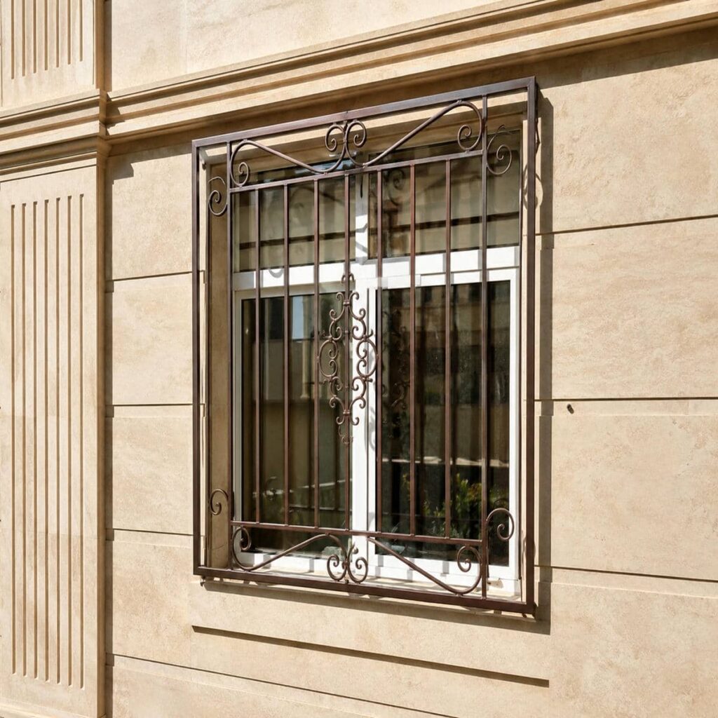 حفاظ پنجره رنگی کوره ای برای خرید مدل هماهنگ با نما