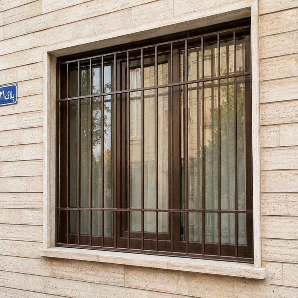 14 مدل حفاظ پنجره پروفیلی قوطی آهنی